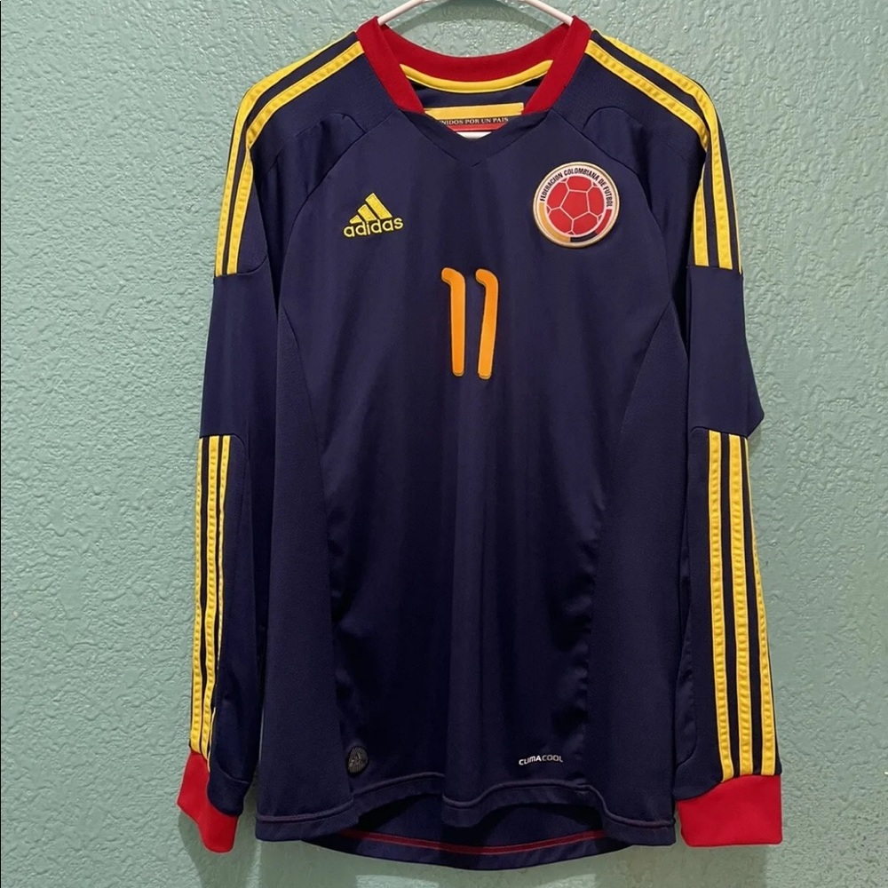 Colombia Away Jersey #11 Juan Cuadrado 2011